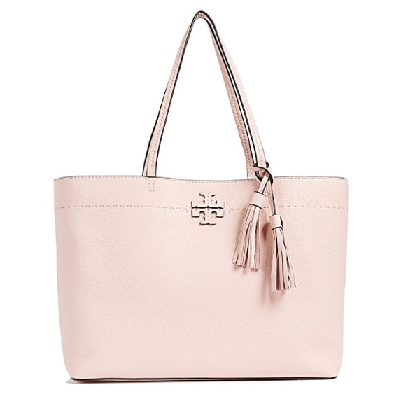 tory burch mcgraw tote pink quartz
